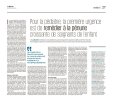 Tribune Le Monde du 30 janvier 2024 Crise de la pédiatrie : « La première (…)